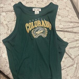 Green Denver Colorado Tank Top